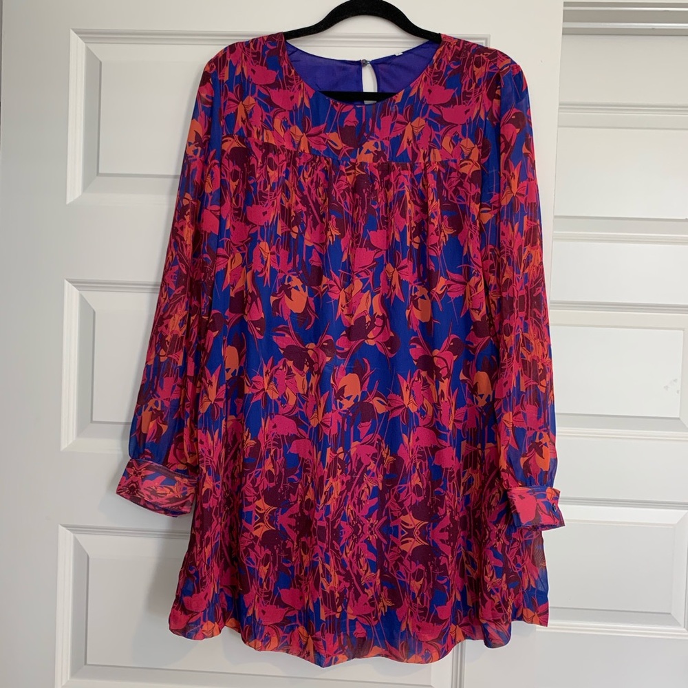 Fun, Colorful Long Sleeve Dress!